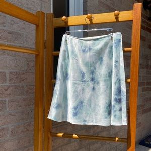 abercrombie satin mini skirt